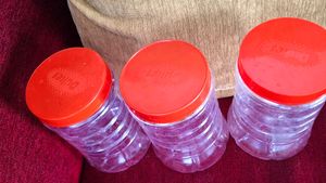 3 Plastic Containers