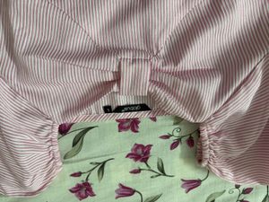 Pink Striped Top
