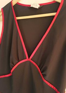 ABS Women Black Long Dress