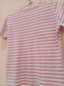 Pink Striped T-Shirt