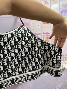 Black Dior Top
