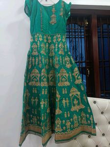 Art Silk Wedding Gown