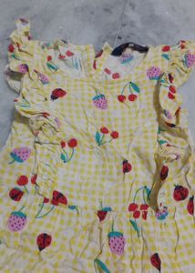 Yellow Baby Girl Frock...