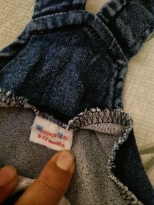 Kookie Kids Denim Cool Casual Dungree For Boys