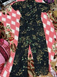 Floral Print Jumpsuit