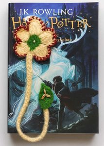 Homemade Crochet book mark
