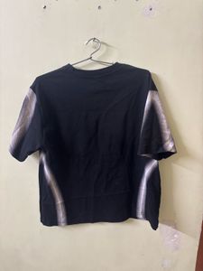 J.Square Black Graphic Tee