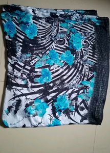 Floral Print Saree