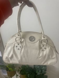 White Handbag