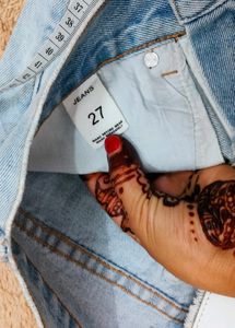 High waist flare jeans made with soft eco friendly