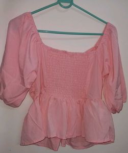 Classic Peplum Feminine Top