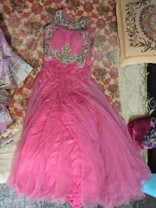 Elegant Pink Ethnic Gown