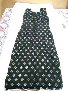 Black Colour Straight Kurta