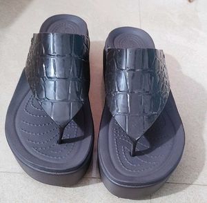 Brown Thong Sandals W 7