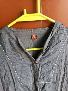 Grey Short Kurta