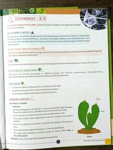 ICSE Biology Lab Manual Class 9
