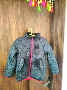 Stylish Boys Black Quilted Jacket