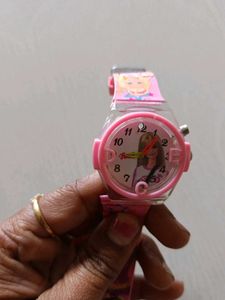 Barbie Pink Kids Watch with light