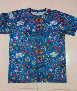 Beautiful Doodle Lycra Tshirt