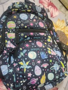 Galaxy Print Backpack