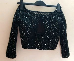 💞Black Party Wear Blouse 💞