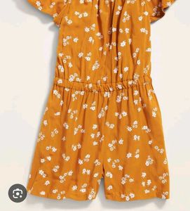 Floral Print Romper