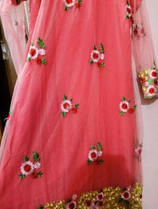 Elegant Embroidered Shrug Kurti