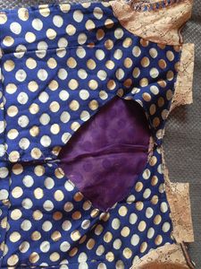 Blue Blouse Navratri