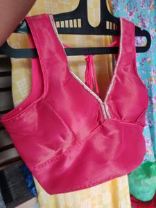 Pink Saree Blouse