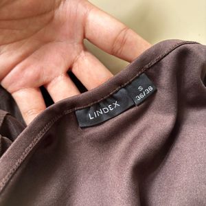 Beaded Brown Camisole Top