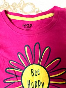 Kids Girls T-shirt And Shorts Combo