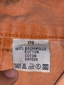 Vintage Orange Cargo Pants