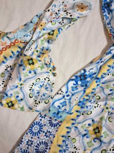 Zara Printed Mini Shirt Dress