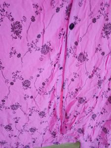 Pink Floral Maxi Dress