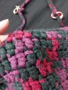 Crochet Yarn Handbag