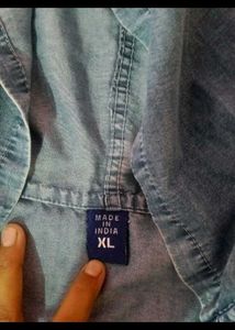 Casual Gray T-Shirt &amp; Men Jacket Hood