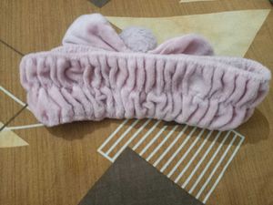 Cute Pink Bunny Spa Headband