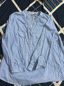 Blue Polka Dot Shirt