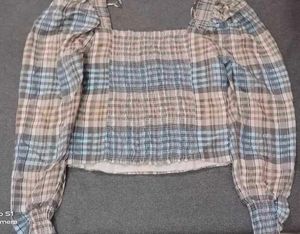 (Zara) Stylish Full Sleeves Crop Top🌸💓