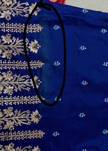 Dabka Embroidered Silk Suit