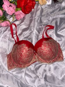 Red Lace Bra