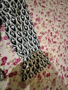 Black Chikankari Top