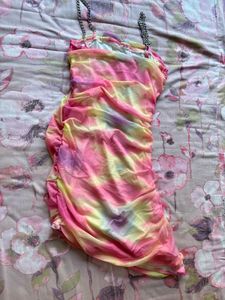 Tie-Dye Bodycon Dress