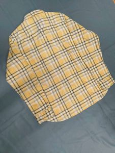 U.S. Polo Assn. Yellow Plaid Shirt