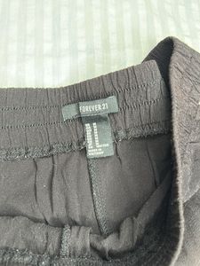 Black &amp; White Trim Shorts