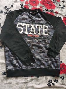 Camouflage Print Sweatshirt
