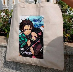 Demon Slayer Canvas Tote Bag