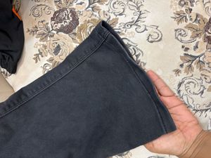 Black Cargo Jeans