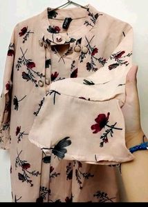 Flowers Design Tunic Top 🥀