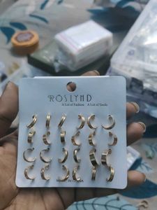Small Hools Earrings Pack Of 4